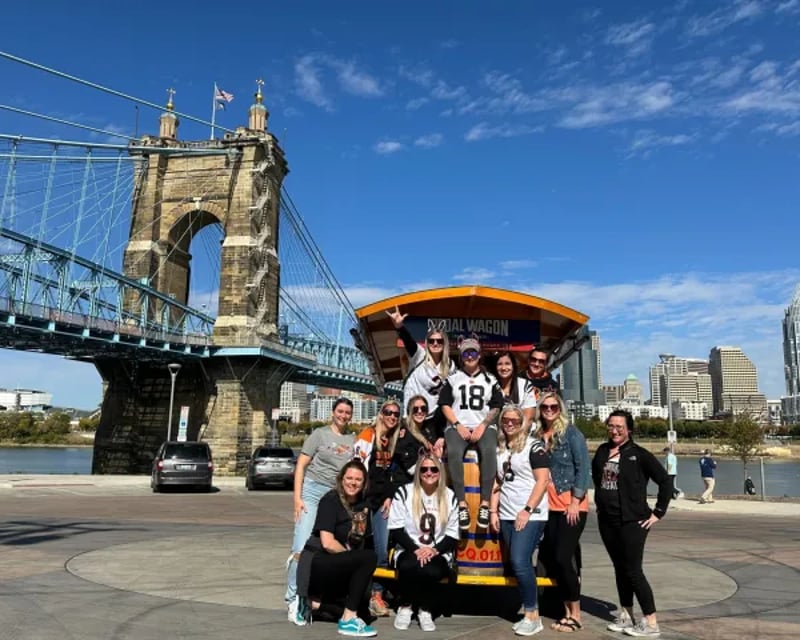 Ride a Brunch Pedal Wagon Tour in Covington