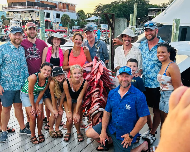 Family Deep Sea Fishing Party Boat in Destin