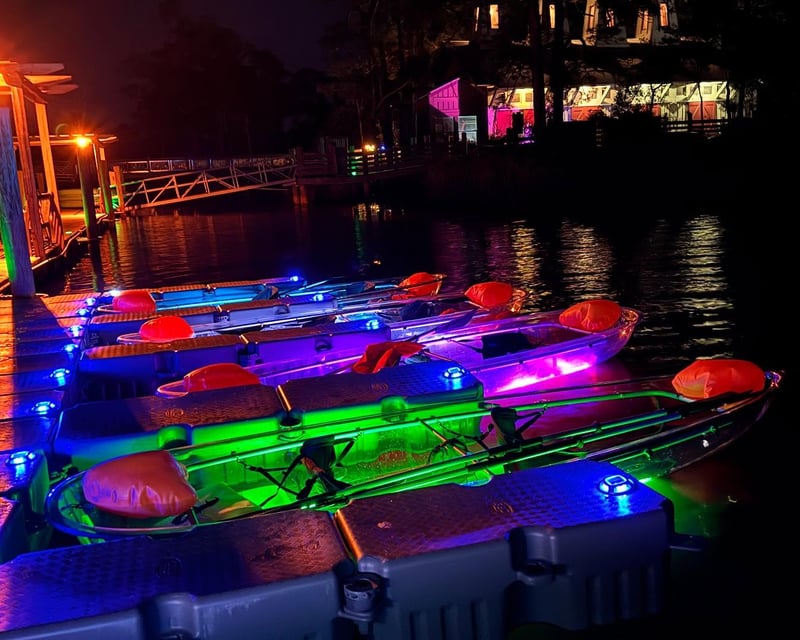 Group Glow Kayaking Outing in Pensacola Beach