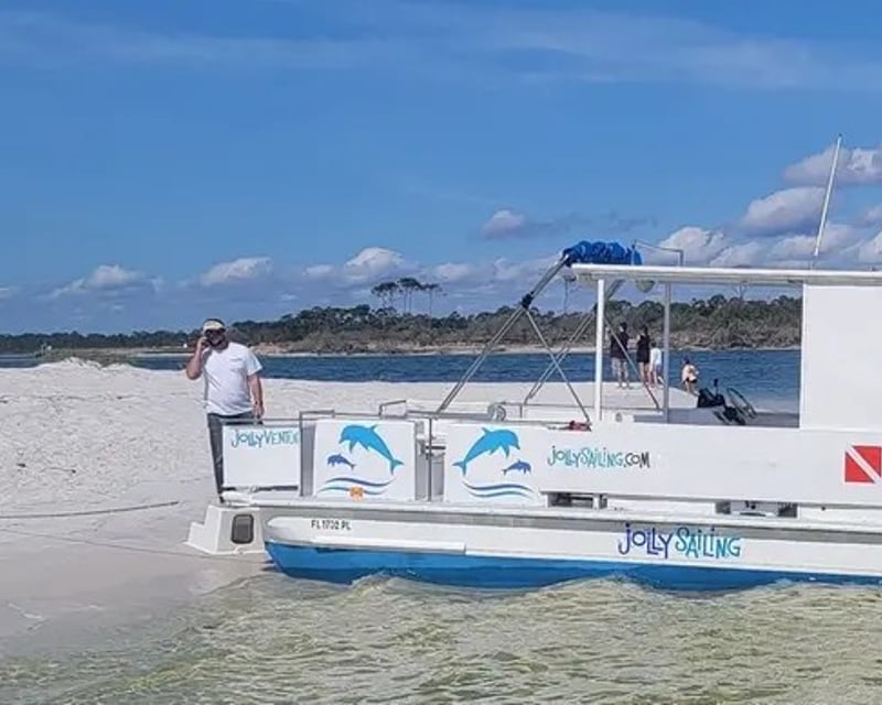 Dolphin Cruise & Secluded Beach Stop in Pensacola Beach