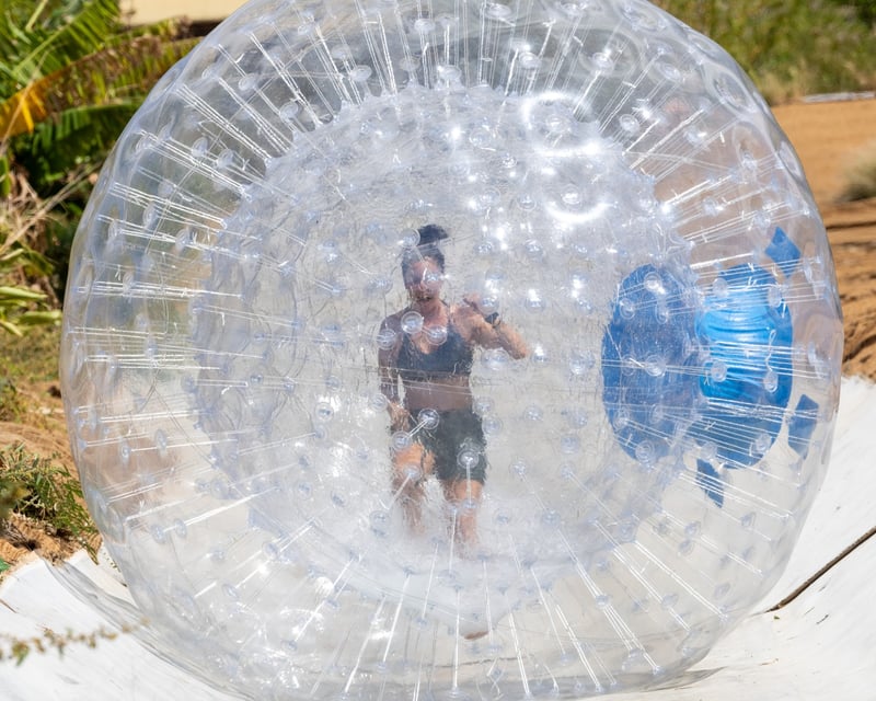 Roll in an Aquaball on Maui 450' Course