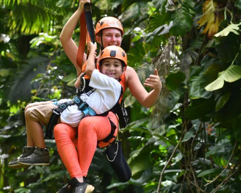 5-Line Jungle Zipline Tour with Suspension Bridge on Maui