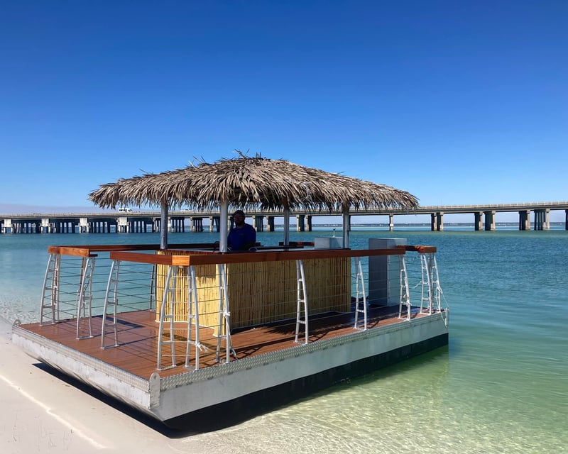 21' Tiki Boat Sunset Cruise in Destin