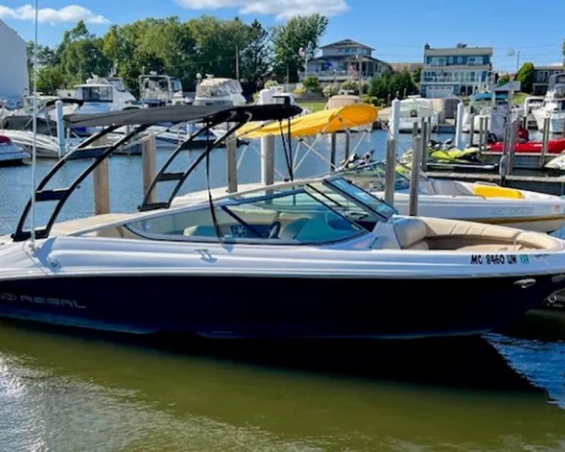 20' Boat Rental in New Buffalo with Fuel Included