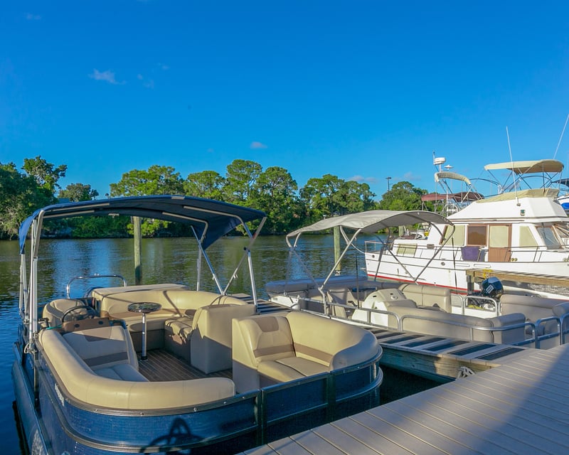 Indian River Pontoon Boat Rental in Merritt Island