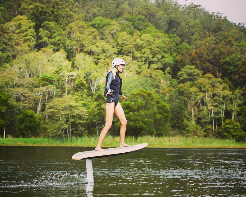 Guided eFoil Surfing Lesson on Lake Austin