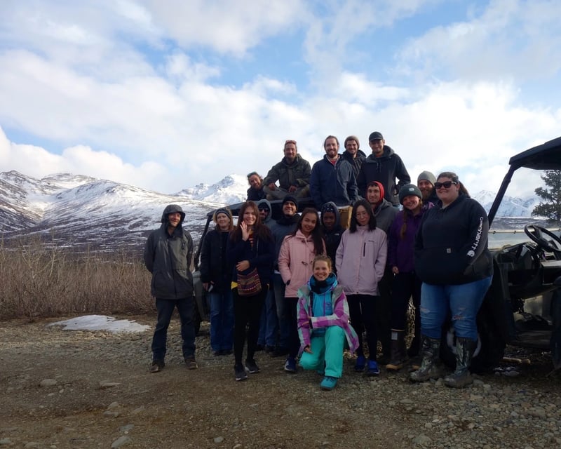 Winter Side-by-Side ATV Tour in Healy
