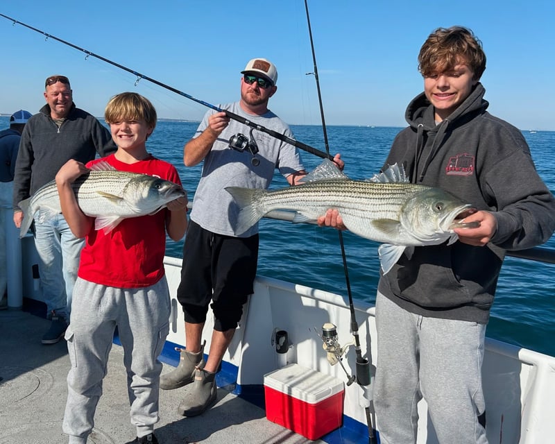 Jersey Shore Striped Bass Fishing Charter