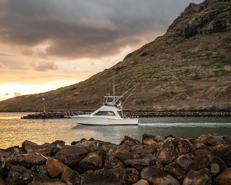 Private 35' Sportfishing Charter in Lihue, Kauai