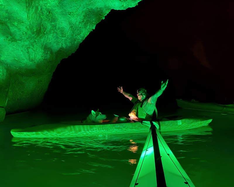 Emerald Cave Sunset Kayak & Astrology Tour Near Las Vegas
