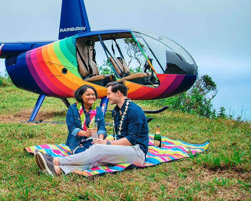 Private Kona Helicopter Tour & Coffee Farm Landing