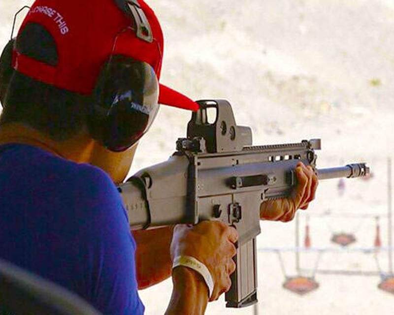 12-Gun Machine Gun & Sniper Shooting Near Las Vegas