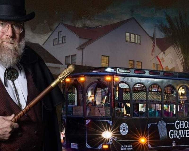 San Diego Ghost Trolley Tour With El Campo Santo Cemetery